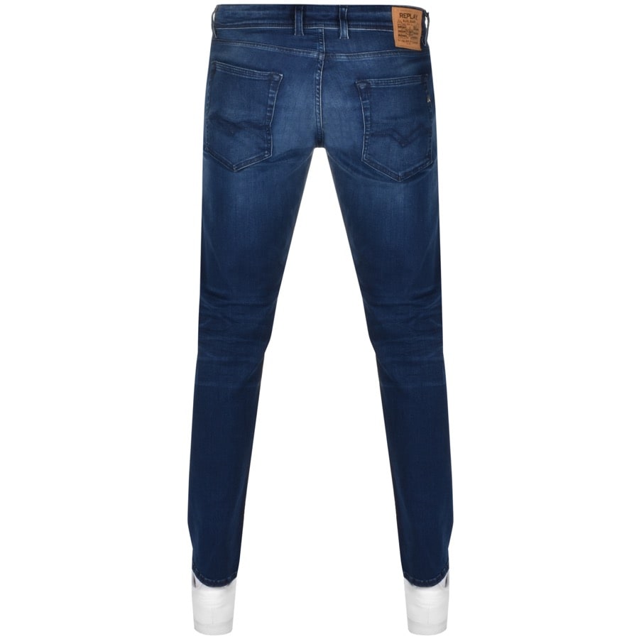 Alternative Image for ProductReplay Grover Straight Jeans Blue2